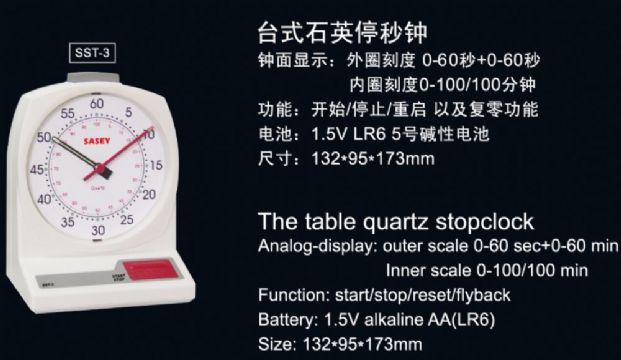 點擊查看詳細(xì)信息<br>標(biāo)題：臺式石英停秒鐘 閱讀次數(shù)：2217